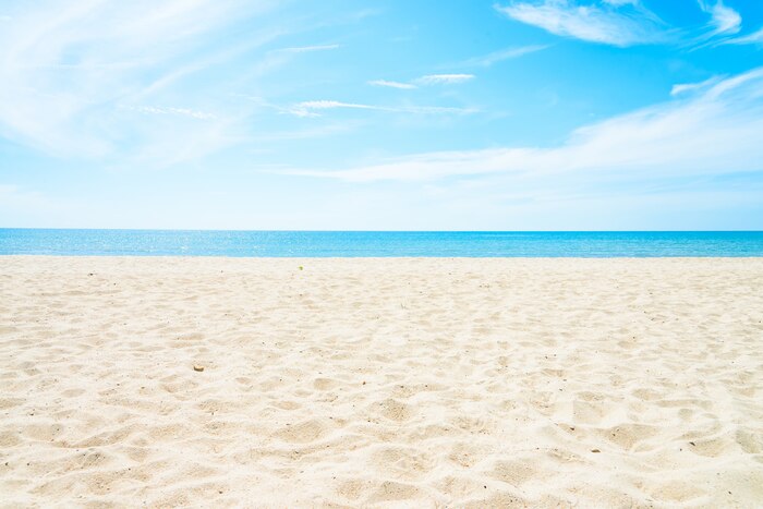 Empty sea and beach background