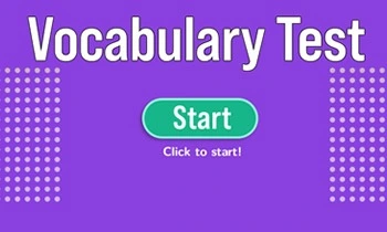 Vocabulary Test